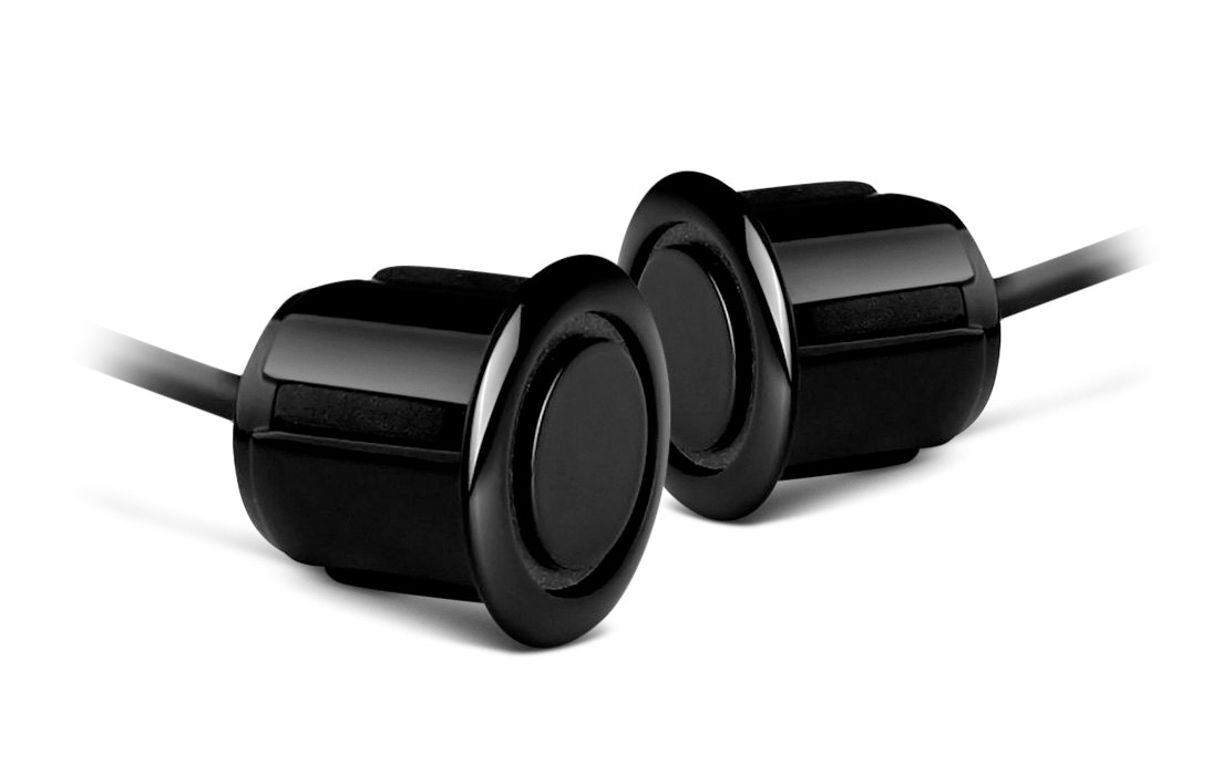 2 Rear Sensor Mirror OEM Black