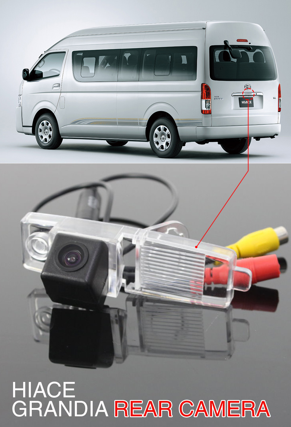 Hiace Grandia Oem Rear View Camera (toyota)1 Description