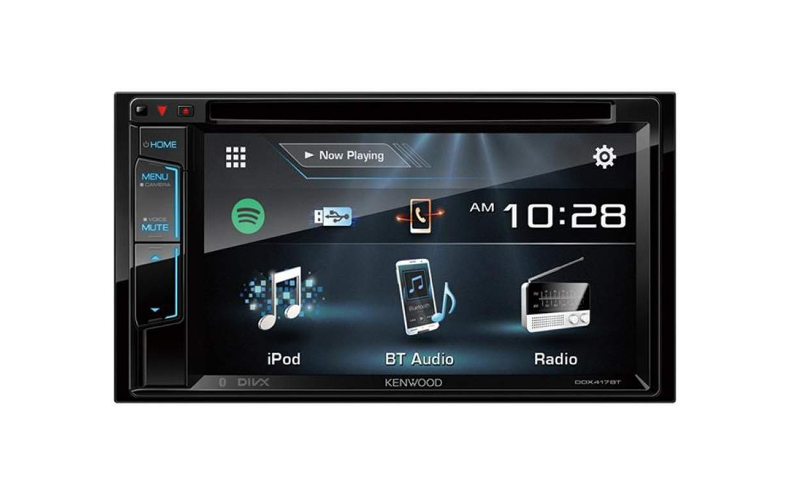 Kenwood DDX417BT 6.2 Inch Built-in Bluetooth Double Din AV Stereo Receiver