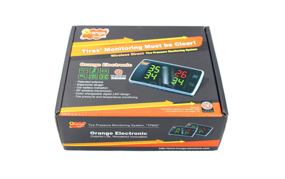 Orange Wireless Tire Pressure Monitoring System