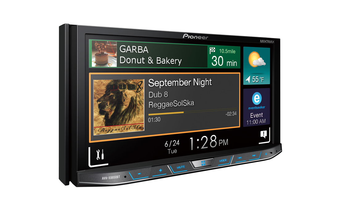 PIONEER AVH-X8850BT CAR DVD Stereo