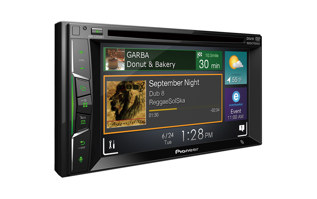 Pioneer AVH Z2050bt Car DVD Stereo