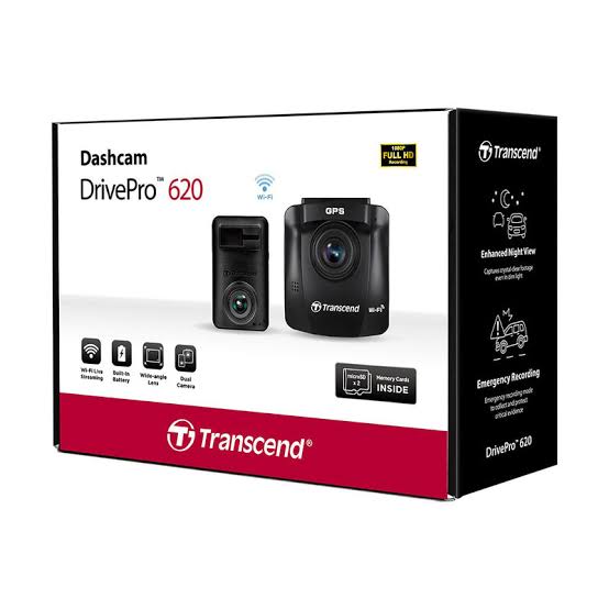 Transcend DrivePro 620 Dual Camera Dashcam