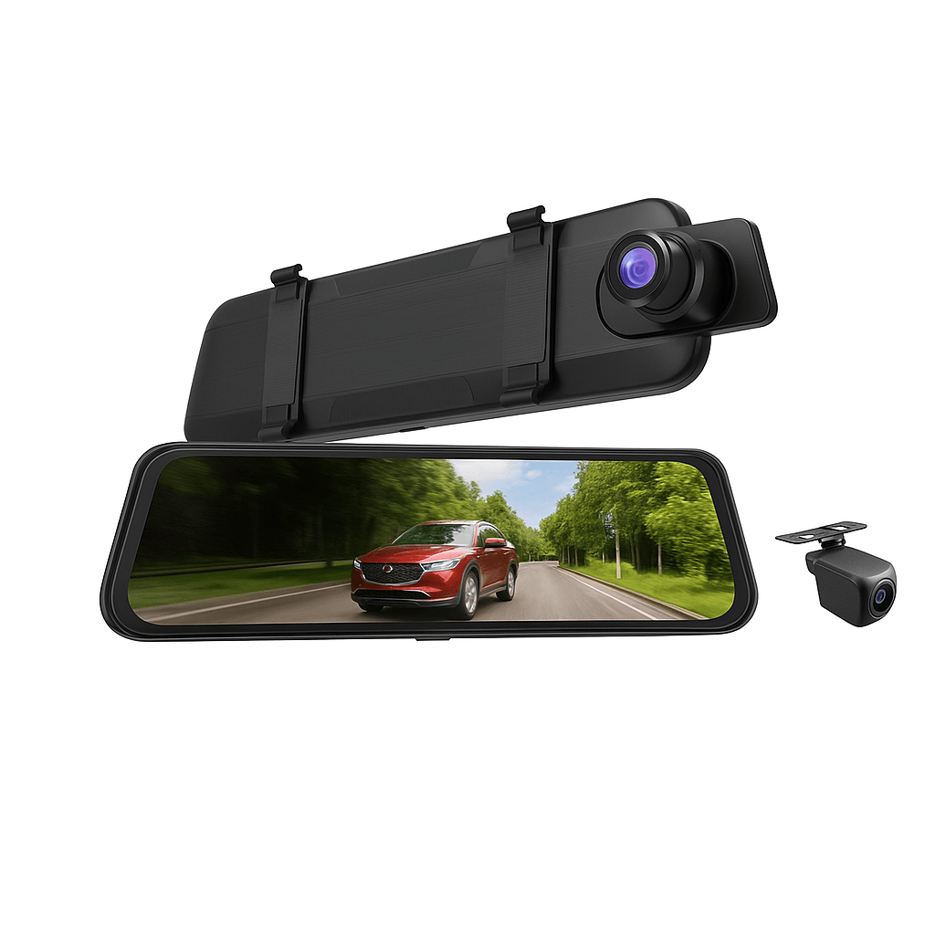 Rosoto R30S Dual 4K Dashcam with Smart Mirror Display